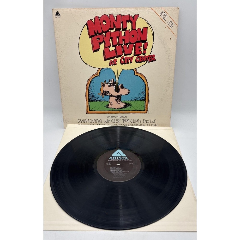 Monty Python – Live At City Center - 1976 - Arista AL 4073 Vinyl LP VG+